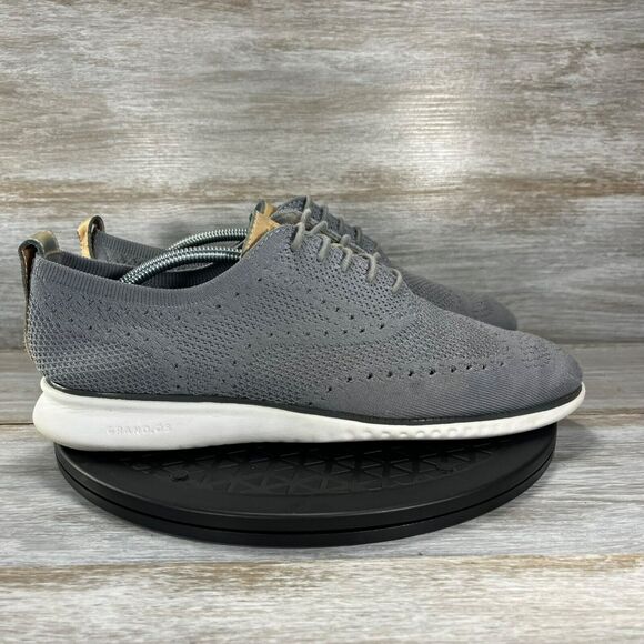 Cole Haan Men's 2.Zerogrand Stitchlite White Ironstone Oxford Shoes Size 10 - Picture 3 of 9